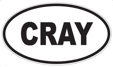 CRAY - Oval Magnet