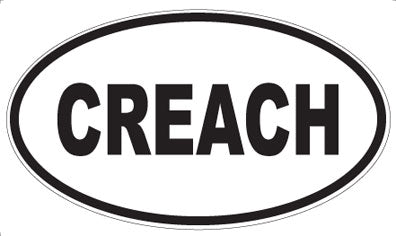 CREACH - Oval Sticker