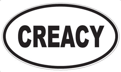 CREACY - Oval Magnet