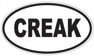 CREAK - Oval Magnet