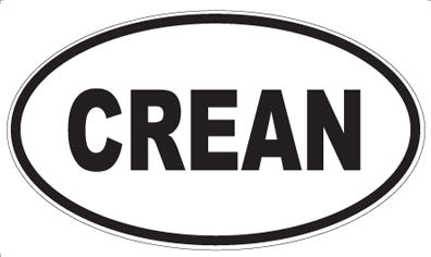 CREAN - Oval Magnet