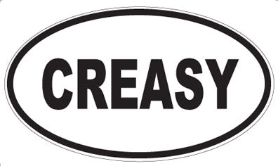 CREASY - Oval Magnet