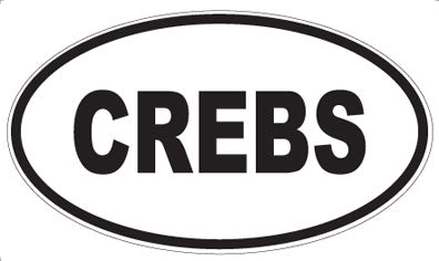 CREBS - Oval Magnet
