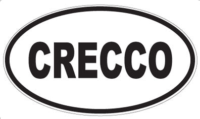 CRECCO - Oval Sticker