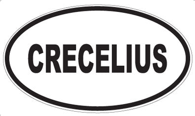 CRECELIUS - Oval Magnet
