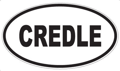 CREDLE - Oval Magnet
