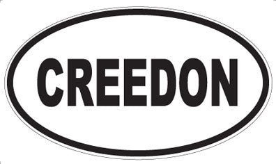 CREEDON - Oval Sticker