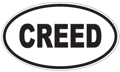 CREED - Oval Magnet