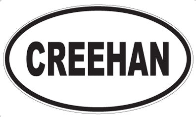 CREEHAN - Oval Magnet