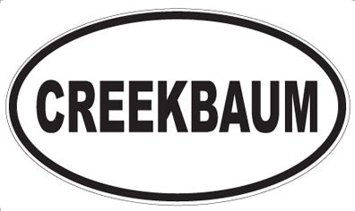 CREEKBAUM - Oval Magnet