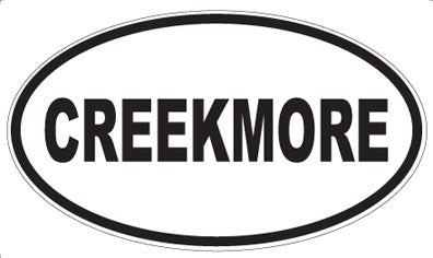 CREEKMORE - Oval Magnet