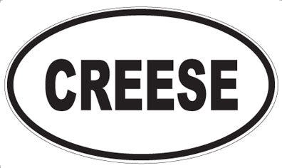 CREESE - Oval Magnet