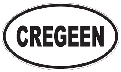 CREGEEN - Oval Magnet