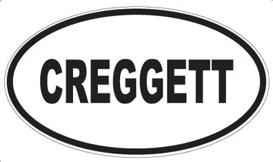 CREGGETT - Oval Magnet