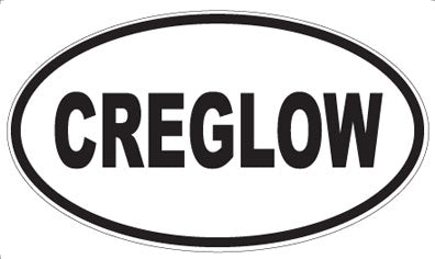 CREGLOW - Oval Sticker