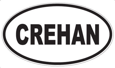 CREHAN - Oval Sticker