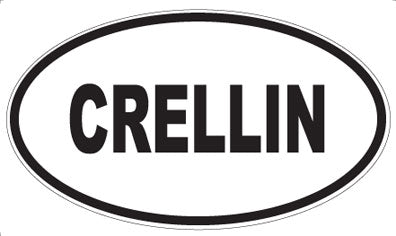 CRELLIN - Oval Magnet