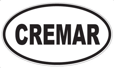 CREMAR - Oval Magnet