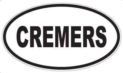 CREMERS - Oval Magnet