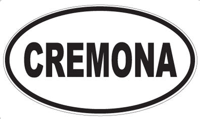 CREMONA - Oval Magnet