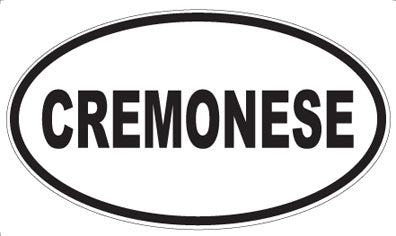 CREMONESE - Oval Magnet