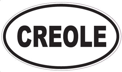 CREOLE - Oval Sticker