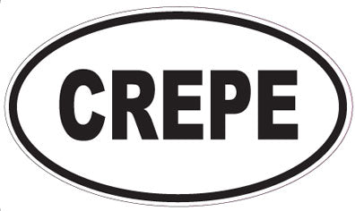 CREPE - Oval Magnet