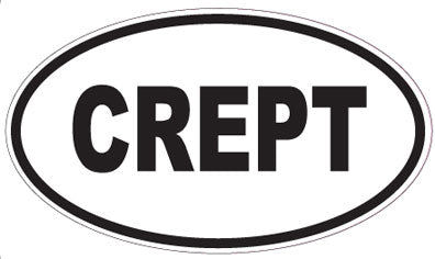 CREPT - Oval Magnet