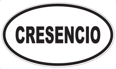 CRESENCIO - Oval Magnet