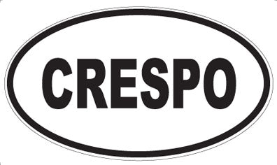 CRESPO - Oval Magnet