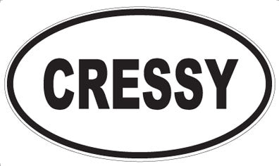 CRESSY - Oval Magnet
