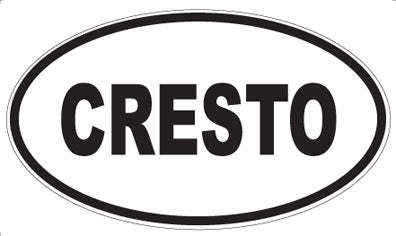 CRESTO - Oval Magnet