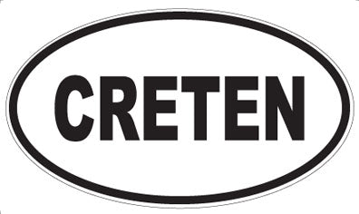 CRETEN - Oval Magnet