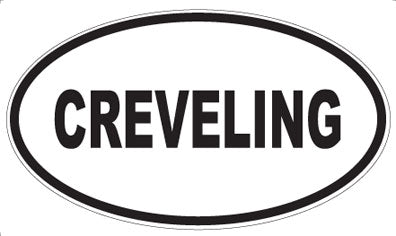 CREVELING - Oval Sticker