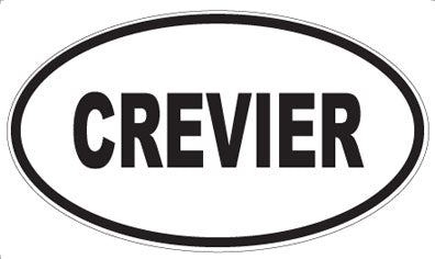CREVIER - Oval Magnet