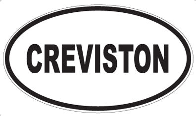 CREVISTON - Oval Sticker