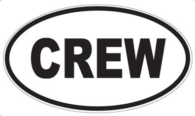 CREW - Oval Magnet