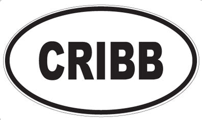 CRIBB - Oval Magnet