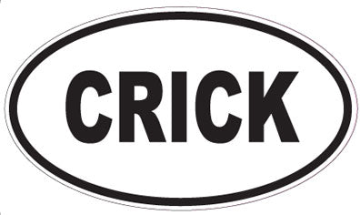CRICK - Oval Magnet