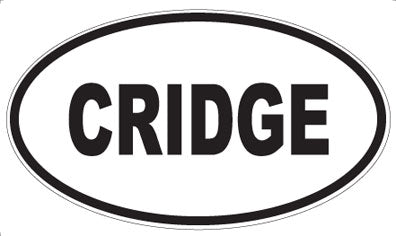 CRIDGE - Oval Magnet