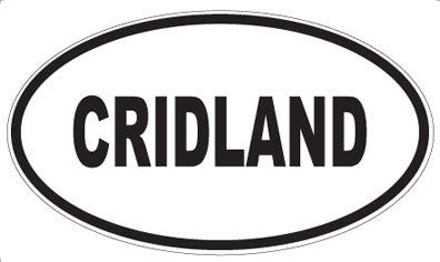 CRIDLAND - Oval Magnet