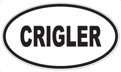 CRIGLER - Oval Magnet