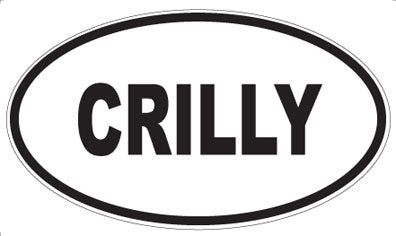 CRILLY - Oval Magnet