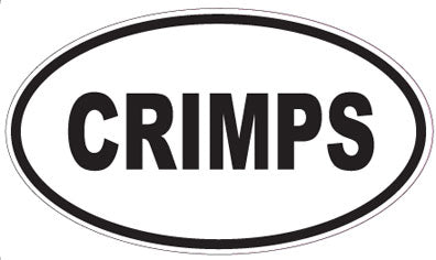 CRIMPS - Oval Sticker
