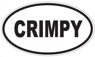 CRIMPY - Oval Sticker