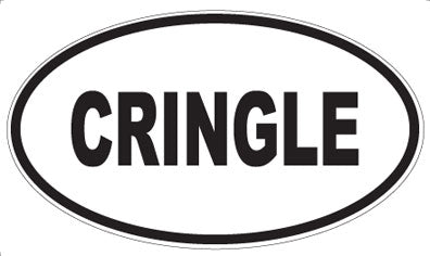 CRINGLE - Oval Magnet