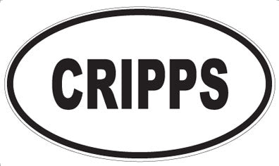 CRIPPS - Oval Magnet
