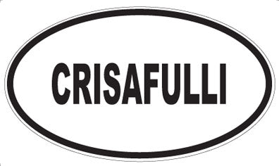 CRISAFULLI - Oval Sticker