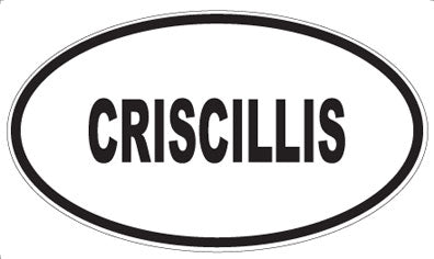 CRISCILLIS - Oval Magnet