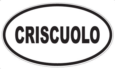 CRISCUOLO - Oval Magnet